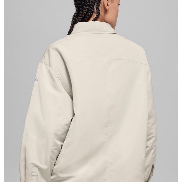 ALO Yoga Women's Cream Utility Jacket - Picture 2 of 7
